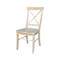 International Concepts 36 in. x 36 in. Square Top Pedestal Table  With 4 Dining Chairs Set of 5 K-3636TP-C613-4 - alternate 3
